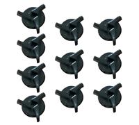 HDOYTXXM Caschi Visors Viti di Fissaggio Plastica Accessori Moto Facile Installazione Per Accessori Bicicletta Caschi Moto Viti Plastica Nero Adatto