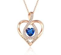 HDOYTXXM Collana a doppio strato con ciondolo a forma di cuore, alla moda, con zircone portafortuna, mago, collana alla moda, gioielli da sposa