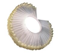 HDOYTXXM Donne decorative Shakespeare Ruffen collo accessorio falso costume storico giochi di ruolo evento collo ruff gotico Shakespeare collare, bianco, Taglia unica