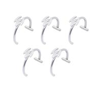 HDOYTXXM Eleganti gioielli per labbra magnetici senza piercing Robusto corpo in acciaio inossidabile Comodo da indossare discreti Comodi acciaio inossidabile