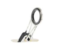 HDOYTXXM Guide per canna da pesca multiuso in acciaio inox, pieghevoli, lisce, resistenti alla corrosione, per la riparazione di attrezzature da pesca, per proteggere la lenza da pesca, anelli guida
