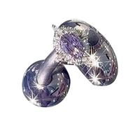 HDOYTXXM Imitazione Strass Orecchini Enhancer Staccabile Aperto Auricolare Clip Per Personalizzazione Accessori di Lusso Cuffie Strass Ornamenti