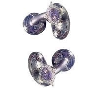 HDOYTXXM Imitazione Strass Orecchini Enhancer Staccabile Aperto Auricolare Clip Per Personalizzazione Accessori di Lusso Cuffie Strass Ornamenti