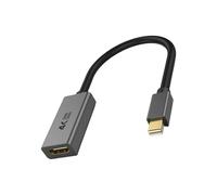 HDOYTXXM Interfacce disco dorate compatte DP to HDMIS 4K per computer portatili Office Home Theater, durata per ultimo alluminio