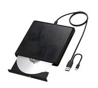 HDOYTXXM Masterizzatore per Lettori Dischi Esterni con Azione a Basso Rumore e Ampio Supporto per Computer unità Esterna Veloce per Laptop Lettore registratore Compatto e Leggero