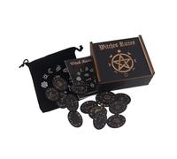 HDOYTXXM Mitologia Norses Probabilità Toolkit Con 24 Rune Simboliche E Manuale Di Interpretazione Illustrato