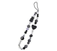HDOYTXXM Moda donna perline cordino orso cuore forma cubo perline telefono cellulare cordino cordino cordino