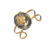 HDOYTXXM Moderno bracciale regolabile in acciaio inox con delicata grafica a farfalla, ideale per abiti alla moda, bracciale aperto con fascia aperta per l'uso quotidiano, Taglia unica, come descritto