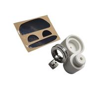HDOYTXXM Mouse d'argento di precisione Scrolls Ruota E Pattini Pad Set Per MX 1S/2S Mouse Migliorato Gioco Mouse di Controllo Ruota
