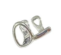 HDOYTXXM Ottone elettroplaccato in acciaio inox gioielli per il corpo 1 9 cm doppio tono bilanciere leggero raffinato denti piercing per uomini donne gioielli orali multiuso, Taglia unica, come