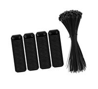 HDOYTXXM Outdoor PVC Privacy Schermi Elementi di fissaggio anti intemperie Clip per la protezione di recinzioni da giardino, ringhiere balconi privacy schermo allegato