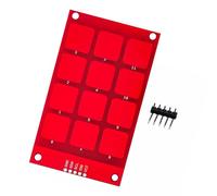 HDOYTXXM Pannello touch capacitivo con 12 tasti e uscita da 3,3 V, risposta rapida per sistemi di controller integrati, scheda di controllo touch ad alta sensibilità
