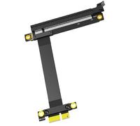 HDOYTXXM PCIE Gen3.0 1X fino a 16X Cavo 25 cm flessibile PCIExpress X16 Extender ad angolo retto per schede grafiche da gioco