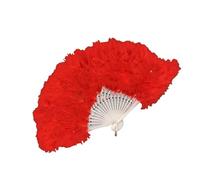HDOYTXXM Premium 21 Piumato Pieghevole Ventilatore Matrimonio Multiuso Strumento di Raffreddamento E Servizio Fotografico Puntelli Cerimonia Matrimonio Accessori Raffreddamento Ventilatore Picco