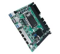 HDOYTXXM Schede Madri Fattore Forma ITX 8 Porte 4 Interfacce Rete da 2, 5 Doppio NVMe3.0 per CPU schede Madri e Nona Generazione