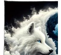 HDOYTXXM Tarocchi Tovaglia Dragon/Lupo Modello Astrologia Tessuto Altare Divino Tavolo Cartentario Tessuto Arazzo Stregoneria