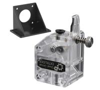 HDOYTXXM Trasparente Double Gear Extruder 3D accessorio per stampante Riduzione estrusore Double Gear Feeding Upgrade Version