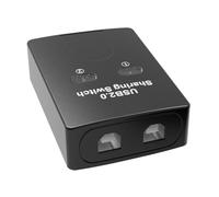 HDOYTXXM USB Manual Switching 2 porte USB Splitter per 2 PC Share USB periferici Printer Office Home USB2.0 Hub