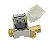 HDPHCRIUN G1/2 Quota; Valvola di Ingresso DN15 12VDC Normal Close T Tipo 24V 220VAC Elettrovalvola for scaldabagno Solare con Funzione Controllo 1 pz(DC 12V,Normal)