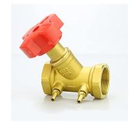 HDPHCRIUN Valvola di bilanciamento in Ottone da 1/2" 3/4" 1" 2" statica in con Blocco Digitale idraulica(1 inch)