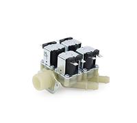 HDPHCRIUN Valvola elettromagnetica in plastica 1 in 4 out DN20 normalmente Chiusa 220 V/12 V/24 V elettrovalvola di Scarico Ingresso Acqua pz(AC 220V)