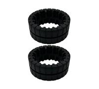 HDQDF 4 Pezzi di Pneumatici for Ruote for iRobot compatibili con Braava Compatibile con Jet M6 (6110, 6012) Accessori for aspirapolvere Robot Antiscivolo Pezzi di Ricambio(2 Pack)