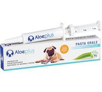 Aloeplus Cani Pasta Orale 15ml - Alimento Complementare Energetico, Disintossicante con Aloe Arborescens BIO, Rafforza Le Naturali Difese di Cani Anziani e Cuccioli, Contro Alitosi e Infiammazioni