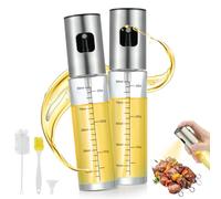 HDRNT Spruzzatore per olio da cucina, spray per olio da cucina, 2 pezzi, 100 ml, flacone spray per friggitrici ad aria calda, spray per friggitrice ad aria calda, flacone spray per olio da cucina,