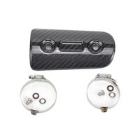 HDRTCBU Moto Scudo Termico Adatto per silenziatore di Scarico per Z900, Protezione in Fibra di Carbonio, Protezione antiscottatura Scudo Termico(Carbon C-Akra)