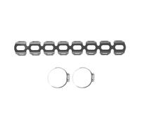 HDRTCBU Moto Scudo Termico Copri Tubo di Scarico per Moto, Protezione Termica raffreddata ad Acqua, Adatta per BMW R1200GS 2013-2021 GSA F900R Scudo Termico(Black- 1Piece)