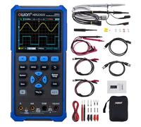 HDS2202S OWON Oscilloscopio 3 in 1 200 MHz larghezza di banda 1GS/s frequenza di campionamento + multimetro 4 1/2 cifre + generatore di segnale da 25 MHz LCD da 3,5" con luminosità regolabile
