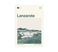 HDSDA Lanzarote Isole Canarie, stampa artistica da parete per soggiorno, camera da letto, 60 x 90 cm
