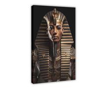 HDSDA Poster su tela del re Tutankhamon d'Egitto, decorazione per camera da letto, ufficio, stanza, regalo, 60 x 90 cm