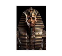 HDSDA Poster su tela del re Tutankhamon d'Egitto, decorazione per camera da letto, ufficio, stanza, regalo, 40 x 60 cm