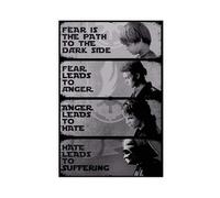 HDSDA Poster su tela, motivo: Star Wars Il risveglio della Forza, decorazione per camera da letto, ufficio, camera da letto, regalo, 30 x 45 cm