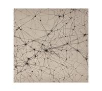 HDSDA Stampa artistica da parete con intelligenza artificiale astratta, motivo cervello, decorazione artistica da parete, per soggiorno e camera da letto, 50 x 50 cm