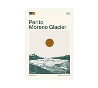 HDSDA Stampa artistica da parete su tela, motivo: ghiacciaio Perito Moreno, Argentina, per soggiorno, camera da letto, 40 x 60 cm