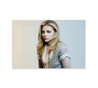 HDSHJFIK Chloë Grace Moretz - Poster decorativo da parete su tela, motivo: attrice di film di bellezza, stampa moderna, per camera da letto, per camera da letto, 40 x 60 cm