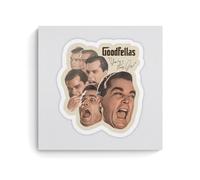 HDSHJFIK GoodFellas - Poster decorativo da parete su tela con il volto divertente dell'attore Ray Liotta, poster decorativo moderno per la camera da letto, 40 x 40 cm