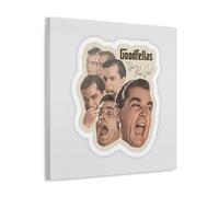 HDSHJFIK GoodFellas - Poster decorativo da parete su tela con il volto divertente dell'attore Ray Liotta, poster decorativo moderno per la camera da letto, 50 x 50 cm