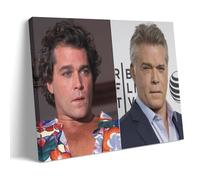 HDSHJFIK Poster decorativo da parete con artista del cinema Ray Liotta, giovani e vecchi, stampa artistica su tela, poster decorativo moderno per camera da letto, 50 x 75 cm