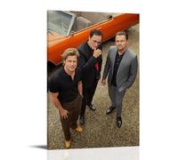 HDSHJFIK Poster decorativo da parete con scena del film Quentin Tarantino, Leonardo DiCaprio, poster decorativo da parete su tela, poster decorativo moderno per la camera da letto, 30 x 45 cm