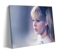 HDSHJFIK Poster decorativo da parete con stampa artistica su tela, motivo: Brigitte Bardot Young con estetica bionda e moderna, per camera da letto, 20 x 30 cm