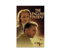 HDSHJFIK Poster decorativo da parete in stile vintage, motivo: The English Patient, eccellente poster decorativo su tela, poster decorativo moderno per camera da letto, per camera da letto, 50 x 75 cm