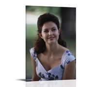 HDSHJFIK Poster decorativo da parete su tela con immagine di Ashley Judd con stelle femminili, stampa moderna, per camera da letto, per camera da letto, 50 x 75 cm