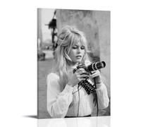 HDSHJFIK Poster decorativo da parete su tela con immagine di Brigitte Bardot di Blond Beauty, poster decorativo moderno per camera da letto, 30 x 45 cm