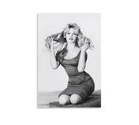 HDSHJFIK Poster decorativo da parete su tela con stampa di Brigitte Bardot, classica bellezza bionda e moderna, per camera da letto, 30 x 45 cm