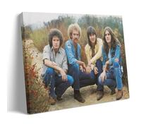 HDSHJFIK Stampa artistica da parete su tela, motivo: The Eagles Band Members Live, poster decorativo moderno per camera da letto, 50 x 75 cm