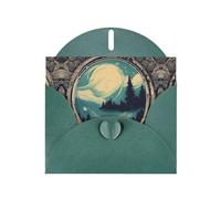HDSKFNS Biglietti di auguri con scritta in lingua inglese "Not All Who Wander Are Lost 1", 15 x 10 cm, con buste, per compleanno, matrimonio, simpatia