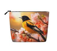 HDSKFNS Goldfinch - Borsa per cosmetici con stampa Goldfinch da donna, borsa per il trucco da viaggio con cerniera, ideale per l'uso quotidiano e viaggi